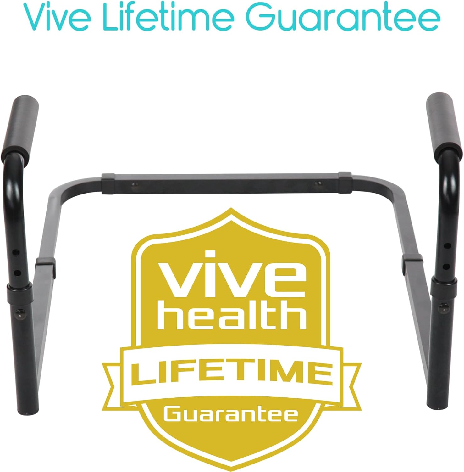 Vive Stand Assist - Mobility Standing Aid Rail for Couch, Chair - Assistance Handle for Patients, Elderly, Seniors and Disabled - Safety Grab Bar for Sitting, Sofa, Home - Adjustable, Portable Device