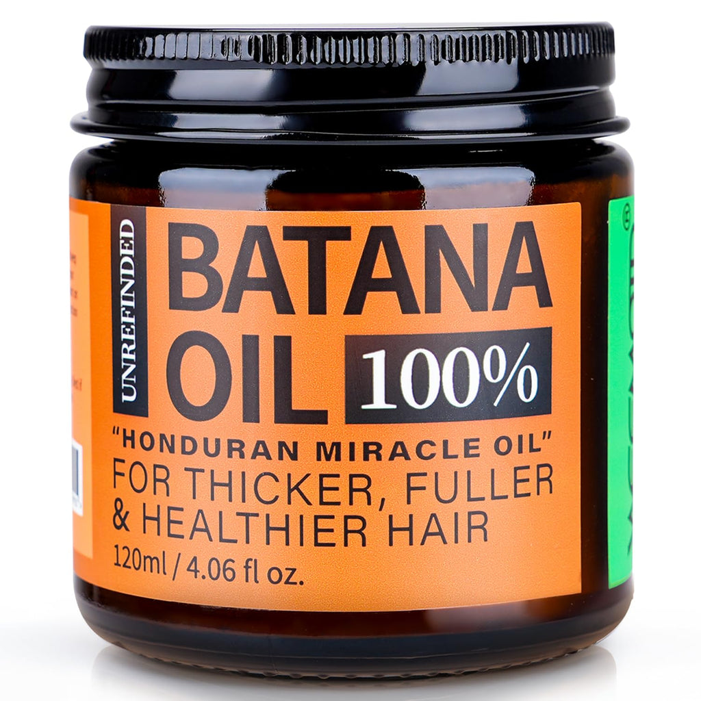 Batana Oil for Hair Growth Dr Sebi, 100% Raw Organic Batana Hair Mask from Honduras, Wild Growth Hair Oil, Scalp Oil Promotes Hair Thickness, Prevents Loss for Men & Women, 2 fl oz