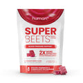 Humann SuperBeets Heart Chews, Nitric Oxide and Blood Pressure Support, Grape Seed Extract & Non-GMO Beet Root Powder Energy Supplement, Pomegranate Berry Flavor, 60 Count