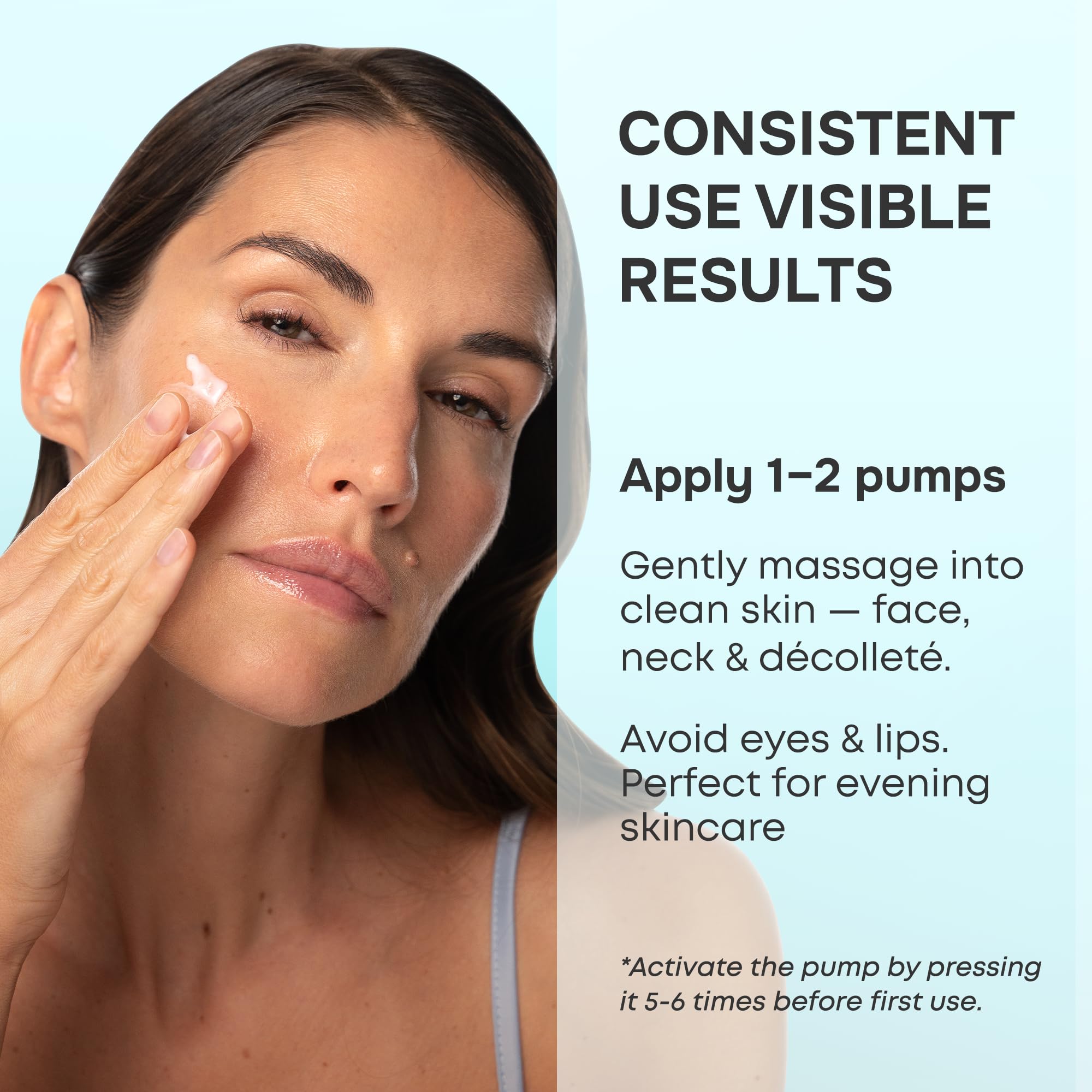 SimplyVital Collagen, Retinol & Hyaluronic Acid Cream - Anti-Aging Face Moisturizer for Face, Firming Skin Care Neck & Décolleté - Made in USA, Daily Moisturizer Face Cream Day & Night - 1.7 fl.oz.